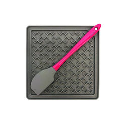 Messy Mutts Silicone Therapeutic Feeding Mat with Silicone Spatula