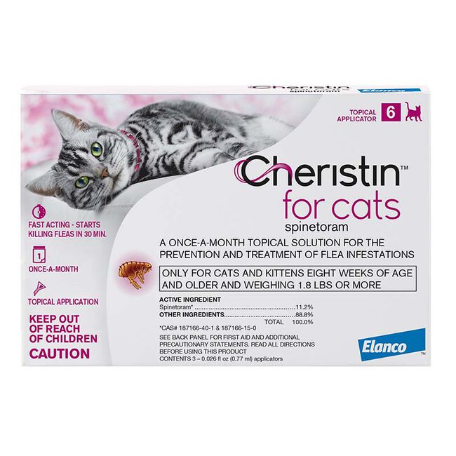 Elanco Cheristin Flea Spot Treatment for Cats image number null