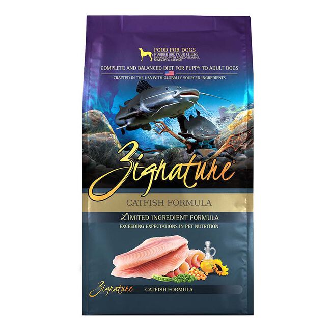 Zignature Catfish Formula Dry Dog Food image number null