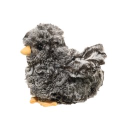 Douglas Black Multi Chick Plush Toy