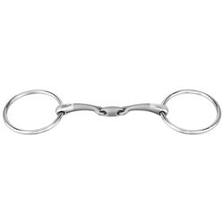 Herm Sprenger Satinox Loose Ring Double-Jointed Snaffle Bit