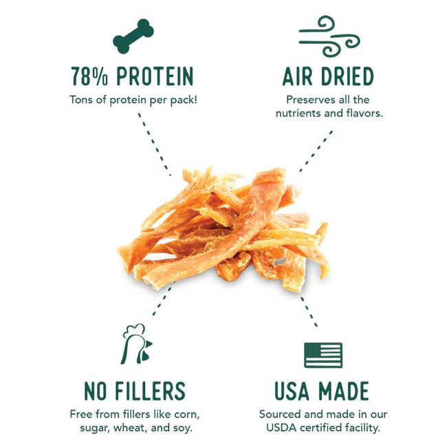 Beg & Barker Chicken Strip Dog Treats image number null