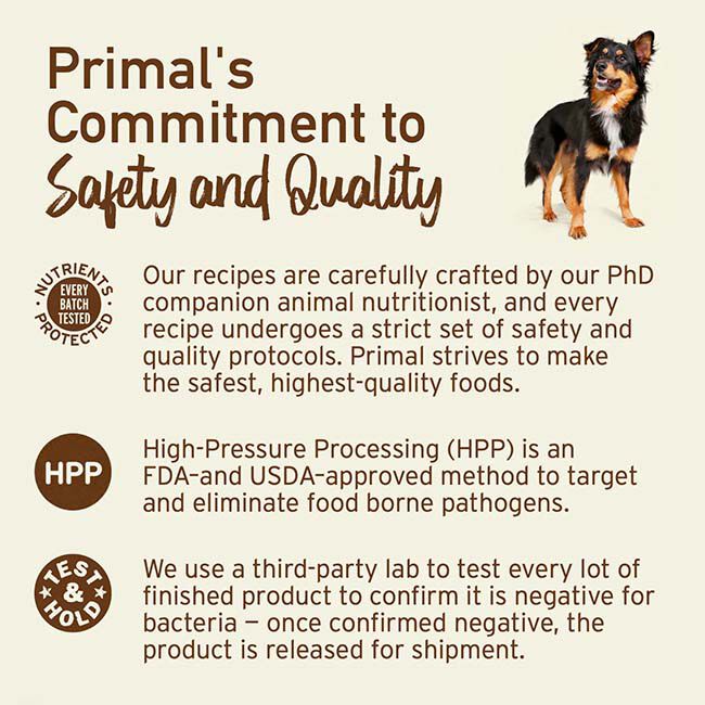 Primal Raw Frozen Dog Food - Rabbit Nuggets - 3 lb image number null