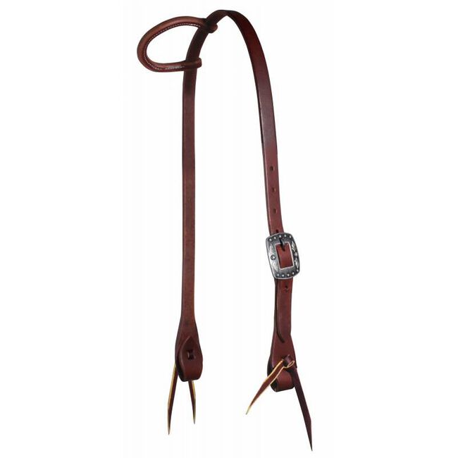 Professional's Choice Ranch 3/4" Single Ear Headstall - Feather image number null