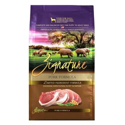Zignature Limited Ingredient Dog Food - Pork Formula