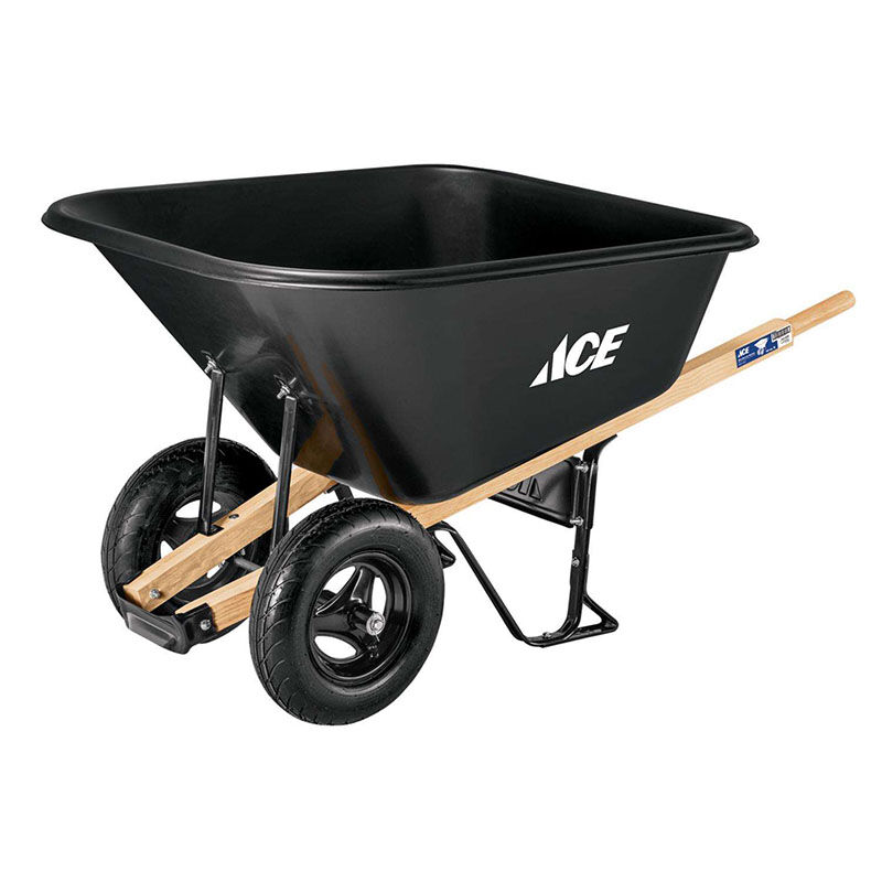 Wheelbarrow cubic deals feet