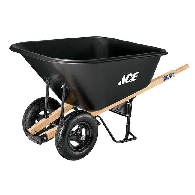 Ace Poly Wheelbarrow - 8 Cubic Feet image number null