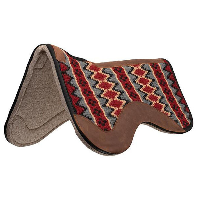 Weaver Equine Close Contact Contoured New Zealand Wool Felt Saddle Pad image number null