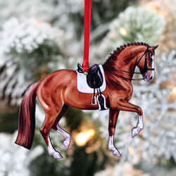 Classy Equine Ornament - Chestnut Sport Horse