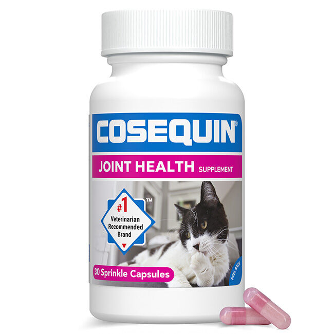 Nutramax Cosequin for Cats Joint Health Supplement, Contains Glucosamine for Cats, Plus Chondroitin, Supports Healthy Joints, for all Breeds and Sizes, Sprinkle Capsules - 30 Capsules image number null