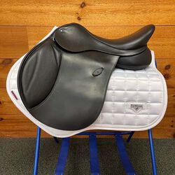 Demo - Arena High Wither All Purpose Saddle - Black - 17"