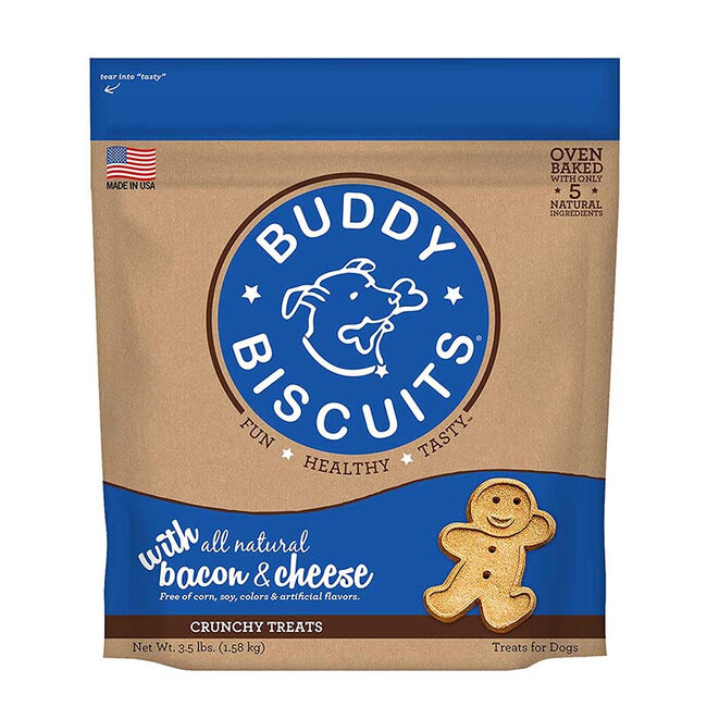 Buddy Biscuits Original Oven Baked Biscuits - Bacon & Cheese - 3.5 lb image number null