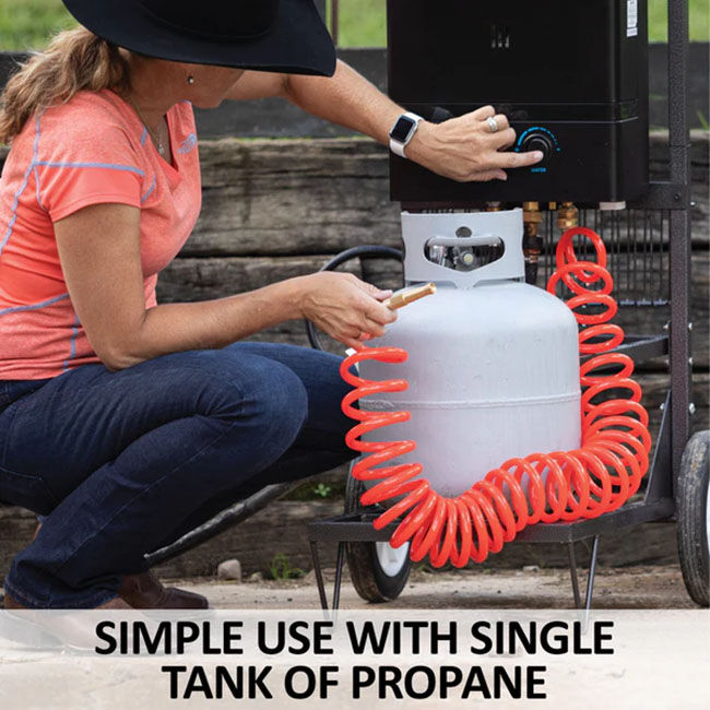 Insta-Hot Pro Portable Horse Washing System with Cart & Basket image number null