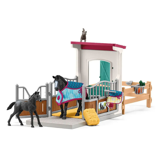 Schleich Horse Box with Mare and Foal image number null