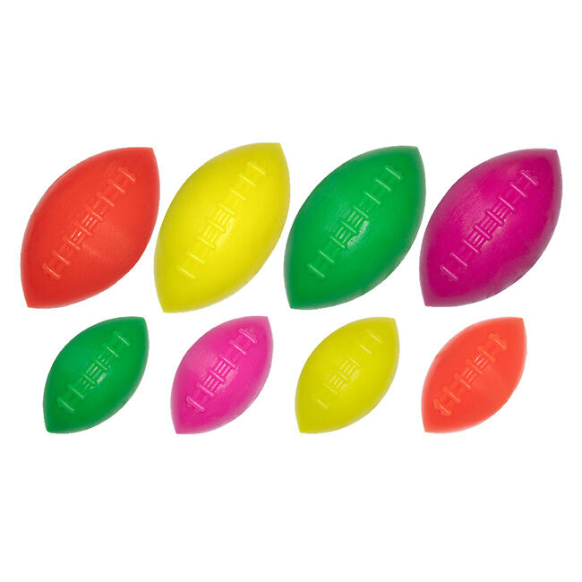 Ruff Dawg Football - Rubber Retrieving Dog Toy - Assorted Colors image number null