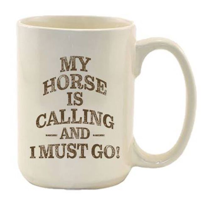 Kelley And Company My Horse is Calling Mug, 15oz image number null