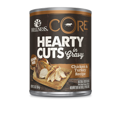 Wellness CORE Hearty Cuts in Gravy Chicken & Turkey Canned Dog Food - 12.5 oz