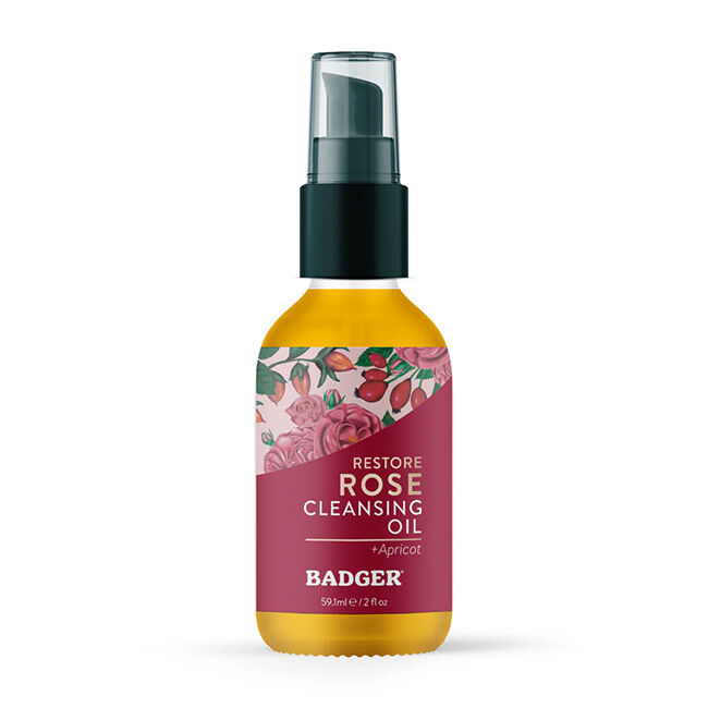 Badger Damascus Rose Face Cleansing Oil image number null