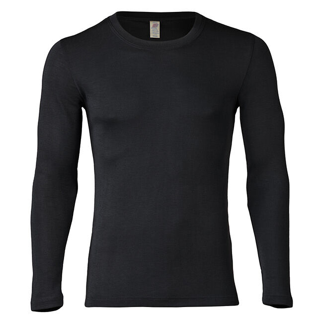 Engel Men's Wool/Silk Blend Long-Sleeve Shirt image number null