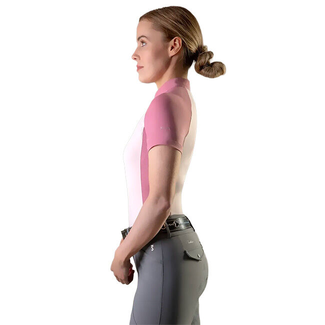 Tredstep Women's LA Sport Short Sleeve Shirt - Tonal Pinks image number null