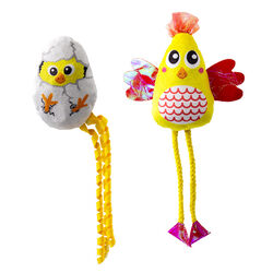 KONG Scrattles Chicken & Egg - 2-Pack