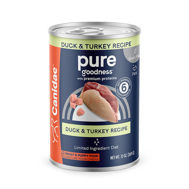 Canidae PURE All Stages Grain-Free Limited Ingredient Duck & Turkey Recipe image number null
