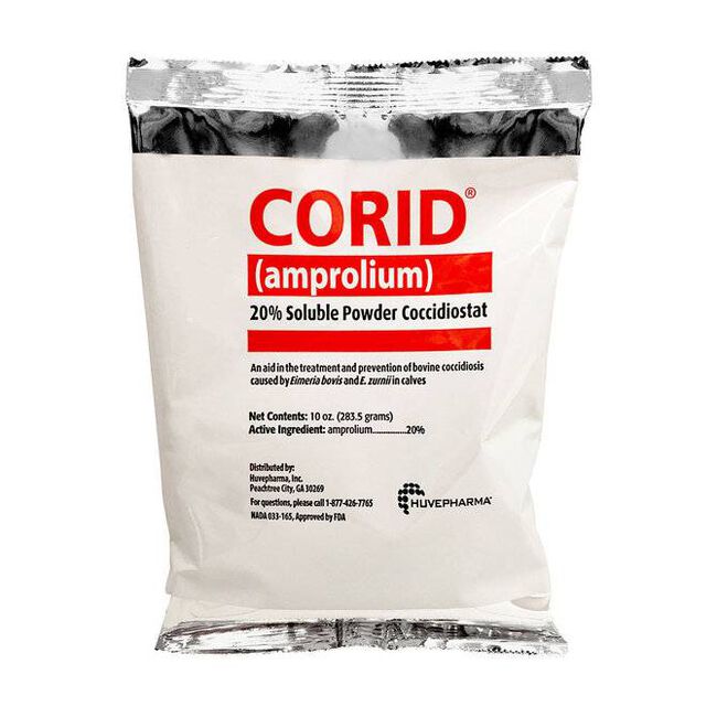 Merial Corid 20% Soluble Powder Coccidiostat for Calves - 10 oz image number null
