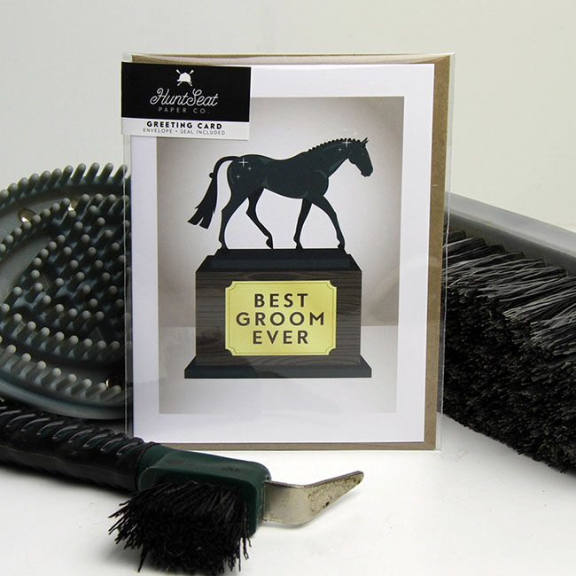 Hunt Seat Paper Co. Card - Best Groom Ever image number null