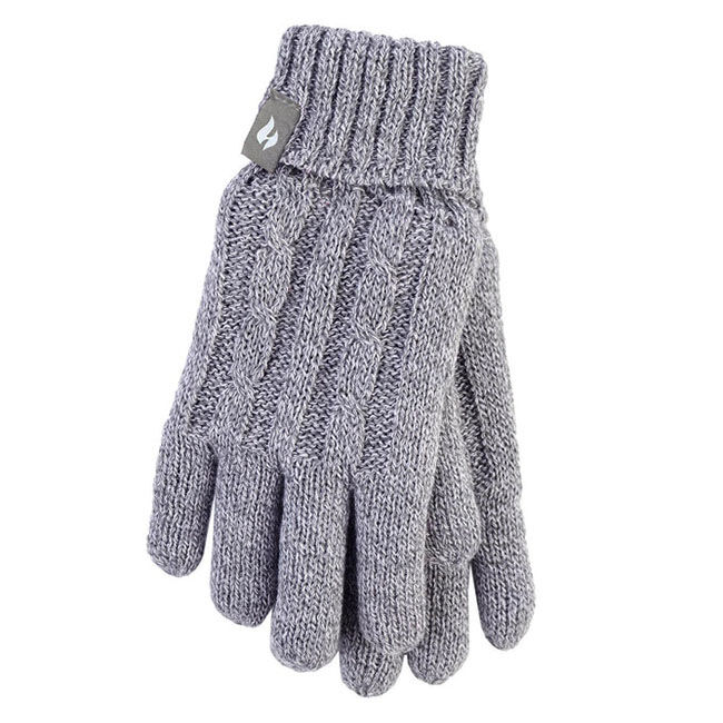 Heat Holders Women's Amelia Gloves Dark Grey The Cheshire Horse