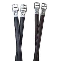 KL Select Black Oak Riveted Calf-Lined Stirrup Leathers