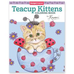 Wellspring Gift Teacup Kittens Coloring Book