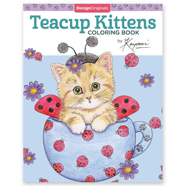 Wellspring Gift Teacup Kittens Coloring Book image number null