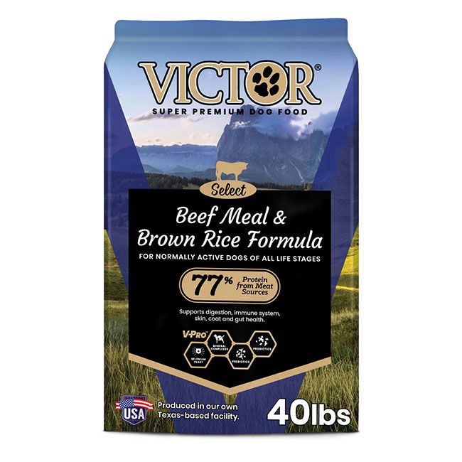 Victor Select Dog Food - Beef Meal & Brown Rice Recipe image number null