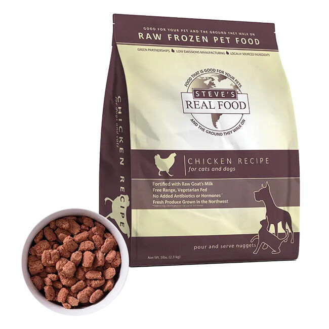 Steve's Raw Frozen Chicken Recipe Dog & Cat Food - Nuggets image number null