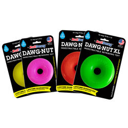 RuffDawg Dawg-Nut - Rubber Retrieving Dog Toy - Assorted Colors
