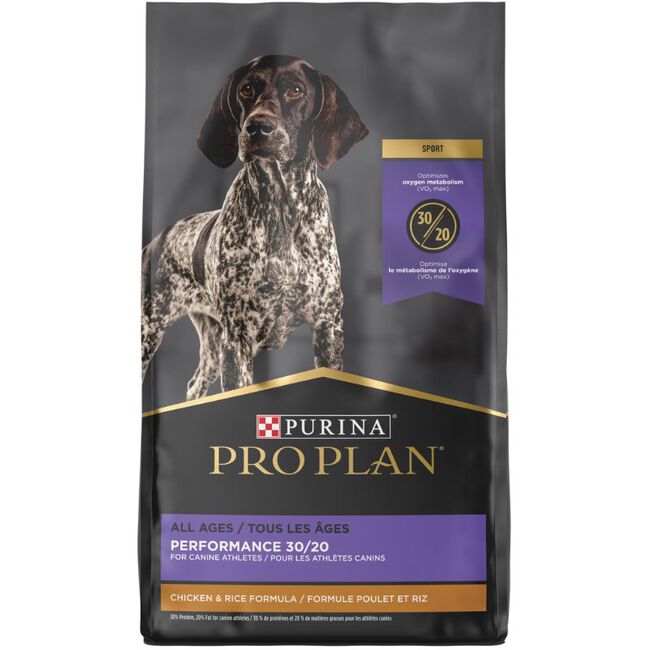 Purina Pro Plan Sport 30/20 Dog Food - Chicken & Rice Formula - 37.5 lb image number null