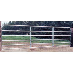 Behlen 16ga 6-Rail Galvanized Gate - 12' x 50"