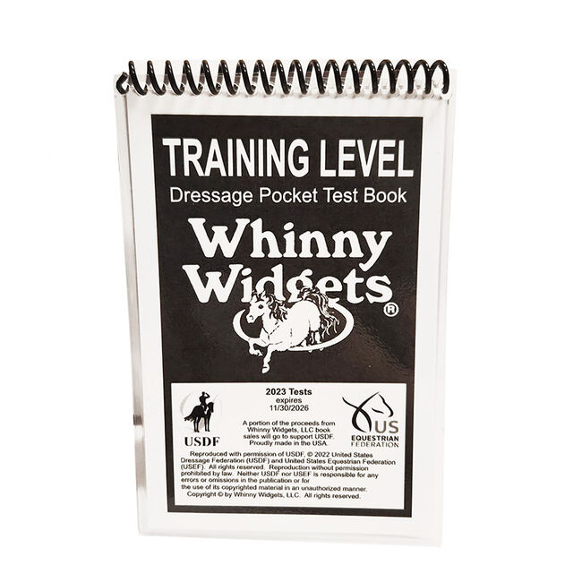 Whinny Widgets 2023 Training Level Dressage Test Book image number null
