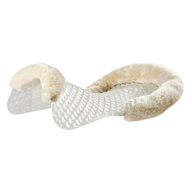 Acavallo Respira Gel & Sheepskin Non-Slip Cut-Out Flat Pad image number null