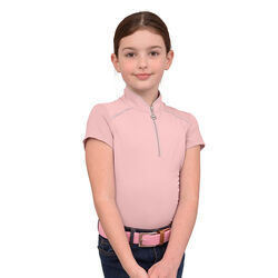 Chestnut Bay Kids' Performance Rider SkyCool Sport Shirt - Blush