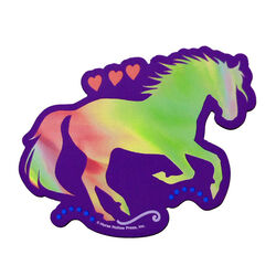 Horse Hollow Press Magnet - Cantering Purple Horse