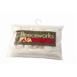 Fleeceworks Sheepskin Halter Set - Cream - 9-Piece