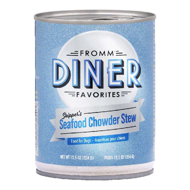 Fromm Diner Classics Dog Food - Skipper's Seafood Chowder Stew - 12.5 oz image number null