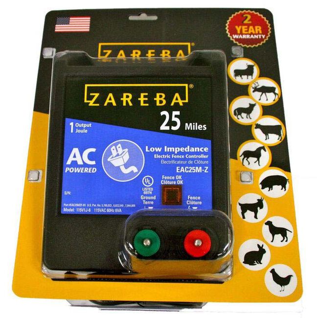 Zareba 25 Mile AC Low Impedance Charger image number null