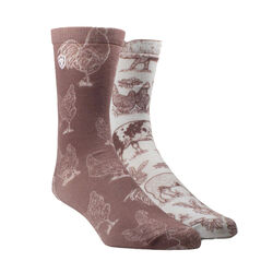 Ariat Women's Barnyard Friends Crew Socks - 2-Pack