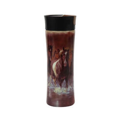 River's Edge Products 16 oz Travel Mug - Horse