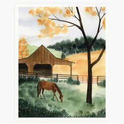 May We Fly Art Print - Horse Barn