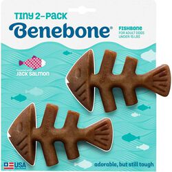 Benebone Tiny 2-Pack - Jack Salmon Flavor - Fishbone