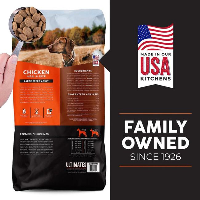Ultimates Large Breed Adult Dog Food - Chicken Meal & Brown Rice Recipe image number null