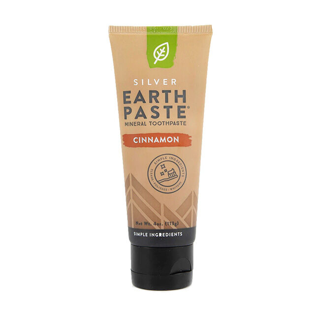Redmond Life Earthpaste - Mineral Toothpaste with Nano Silver - Cinnamon - 4 oz image number null